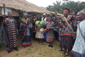 Tukubum Festival in vibrant action as the men honor the Fon